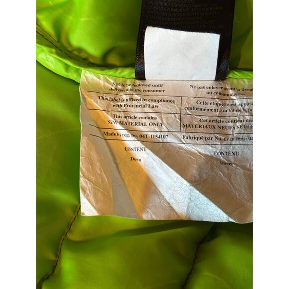 Marmot Womens 700 Fill Down Jena Jacket Purple Lime Green Lightweight Size XS - Picture 11 of 14